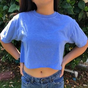 cropped tee